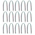 thumbnail image 1 of Laklulu 150 piezas de cordón encerado para collar, varios colores, duradero, de amplia aplicación, cuerda para collar con cierre de langosta para fabricación de joyas, 1 of 6