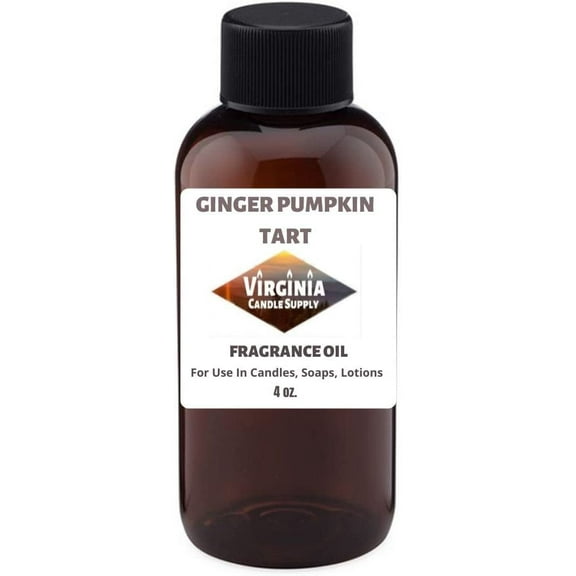 Ginger Pumpkin Tart Fragrance Oil Our Version of The Brand Name 4 oz Bottle for Candle Making, Soap Making, Tart Making, Room Sprays, Lotions, Car Fresheners, Slime, Bath Bombs, Warmers