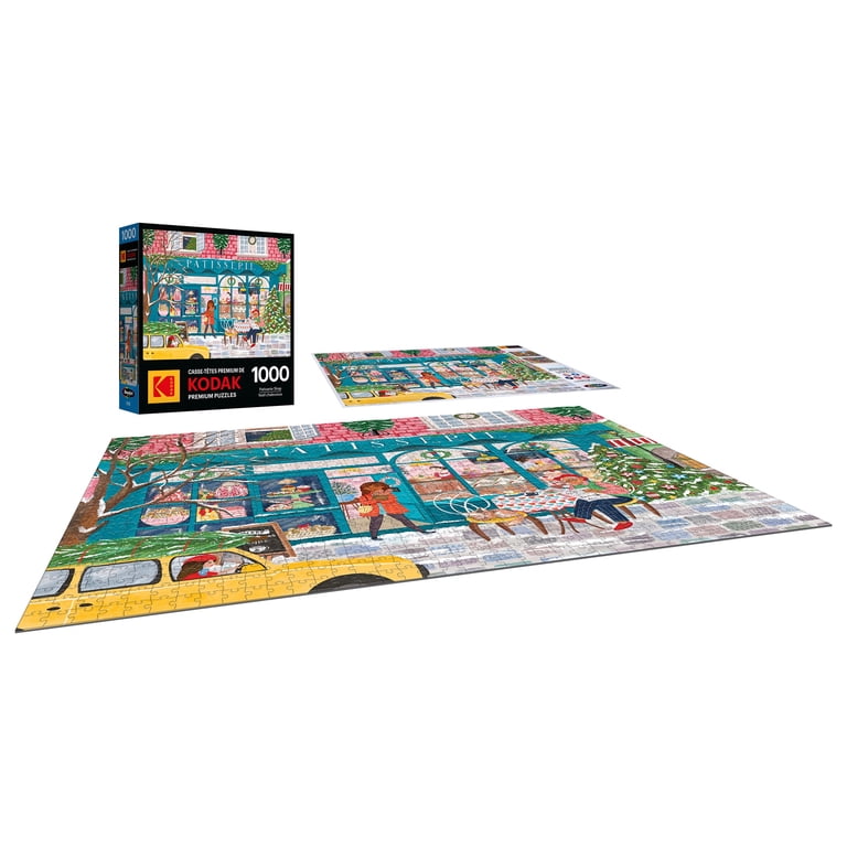RoseArt Kodak 1000-Piece Patisserie Shop Adult Interlocking Jigsaw