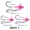 colorC, variant on 1PC 9g 11g 15g Jigs Fishhook Fishing Lures Sinking Sequin Metal Spoons Jigging Bait Jig Head Baits Baits Tackle Fishing Hook