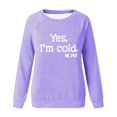 thumbnail image 4 of 50% de Réduction Oversized Sweatshirt for Women 2023 Mode Décontractée Long Sleeve Col Rond Imprimé Chemisier Sweatshirt Tops, 4 of 4