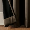 thumbnail image 6 of Sun Zero Malmo 1-Piece Theater Grade Extreme 100% Blackout Rod Pocket Curtain Panel, 52"x95", Cocoa, 6 of 10