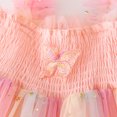 thumbnail image 6 of Youmylove Kids Children Girls Summer Sleeveless Princess Dress Gradient Butterfly Halter Mesh Dress Party Leisure Streetwear, 6 of 7
