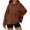 Coffee, variant on Fall Sweatshirts For Women Sevevn Women's Oversize Hoodie Ladies Casual Solid Color Long Sleeve Loose Tops Hooded Sweatshirts