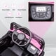 thumbnail image 5 of Historyli Auto eléctrico para montar: volante realista,asiento espacioso con cinturón de seguridad,espacio de almacenamiento independiente,neumáticos duraderos con amortiguadores y control remoto, 5 of 7