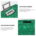 thumbnail image 4 of Emerald Glitter Sparkles Luggage Cover Anti Scratch, Elastic Suitcase Protector Suitcase Covers for Luggage Fits 18-32 Inch Luggage, 4 of 5