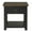 Black-Brown, variant on Bowery Hill 1 Drawer Farmhouse Solid Wood End Table in Brown