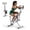 Silver, variant on SHOUFTW Foldable Glute & Leg Trainer with LCD Display, Adjustable Resistance, Squat Assist for Home Full Body Workout, Black