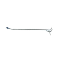 Crawford Silver Steel 8 in. Peg Hooks 3 pk