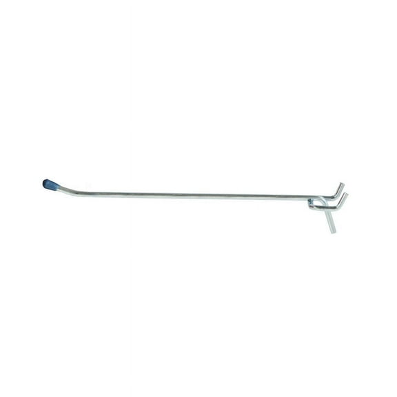 Crawford Silver Steel 8 in. Peg Hooks 3 pk