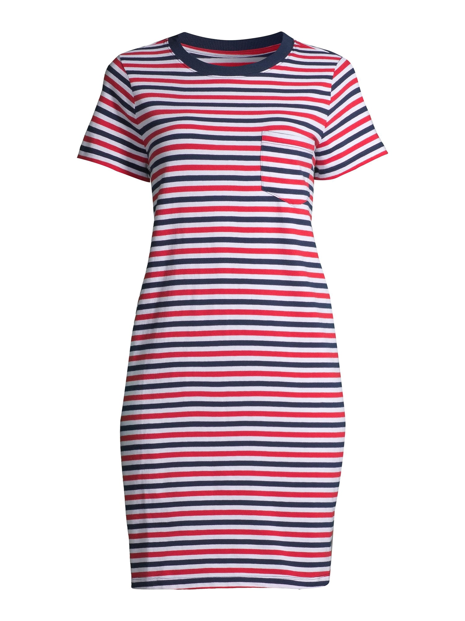 walmart time and tru t shirt dress
