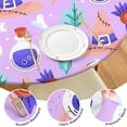 thumbnail image 4 of Halloween Elasticized Round Tablecloth - 44 Inch Stretch Table Cover for Dining Kitchen Party, Wrinkle Resistant Fabric, 4 of 6