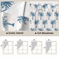 thumbnail image 5 of Blue Palm Trees Swag Valances for Windows, Kitchen Curtains 36 Inch Length 2 Panels Set, Summer Botanical Tropical Plants Short Curtains for Small Windows Rod Pocket Cafe Curtains Drapes 28"x36", 5 of 8