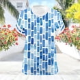 thumbnail image 5 of Bixock Maternity Tops Plus Size V Neck Short Sleeve Loose Pregnancy Blouse Casual Maternity Shirt Summer Maternity Clothes, 5 of 7