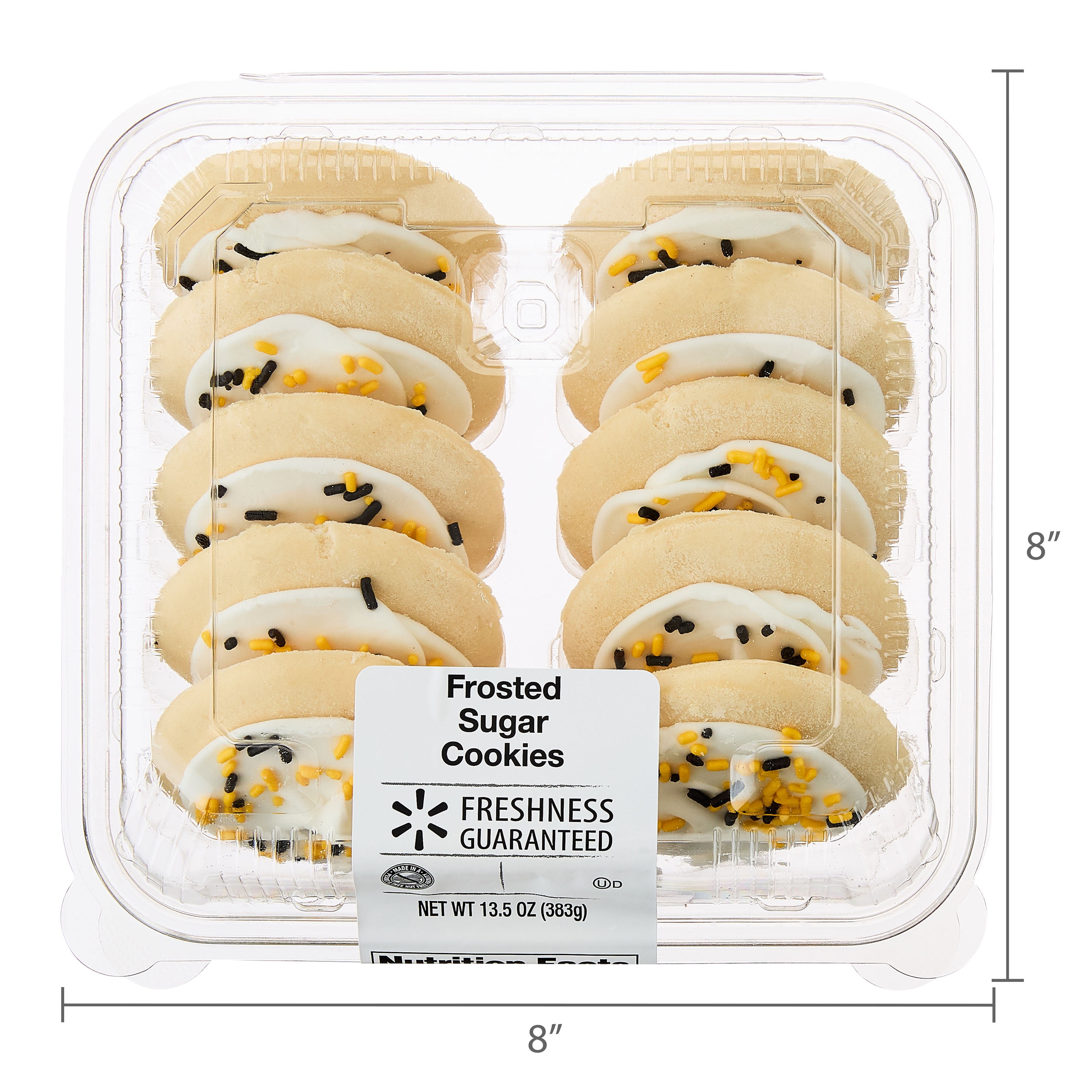 Freshness Guaranteed Graduation Frosted Sugar Cookies, 13.5 oz, 10 Count