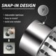 thumbnail image 5 of Filtros de canalones Protectores de canalones de metal de acero inoxidable para ayudar a mantener el drenaje limpio, evitan el bloqueo de hojas y desechos, adecuados para tuberías de 72 mm de diámetro interior JM MX-0135378FYD, 5 of 5