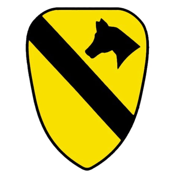 U.S. Army 1st Cavalry Shield Decal