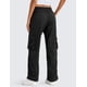 thumbnail image 2 of Pantalones cargo CRZ YOGA ligeros para mujer, color negro, talla M, 2 of 6