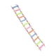 thumbnail image 3 of Escalera de madera para pájaros, accesorios de jaula de pájaros para puente de escalada de loros, soporte de madera duradero para loros, juguete para nudos helados Yinane Escalera para pájaros, 3 of 8