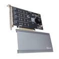 thumbnail image 1 of Controlador Riser Syba Quad M.2 NVMe a PCIe 3.0 x16, 1 of 5