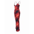 thumbnail image 3 of Maxi Skirt Set Floral Print Halter Top Maxi Skirt Going Out Outfits for Women Color M, 3 of 7