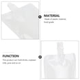 thumbnail image 3 of 50pcs Transparent Beverage Flasks Standing Liquor Pouch Portable Plastic Drinks Bag (300ml), 3 of 9