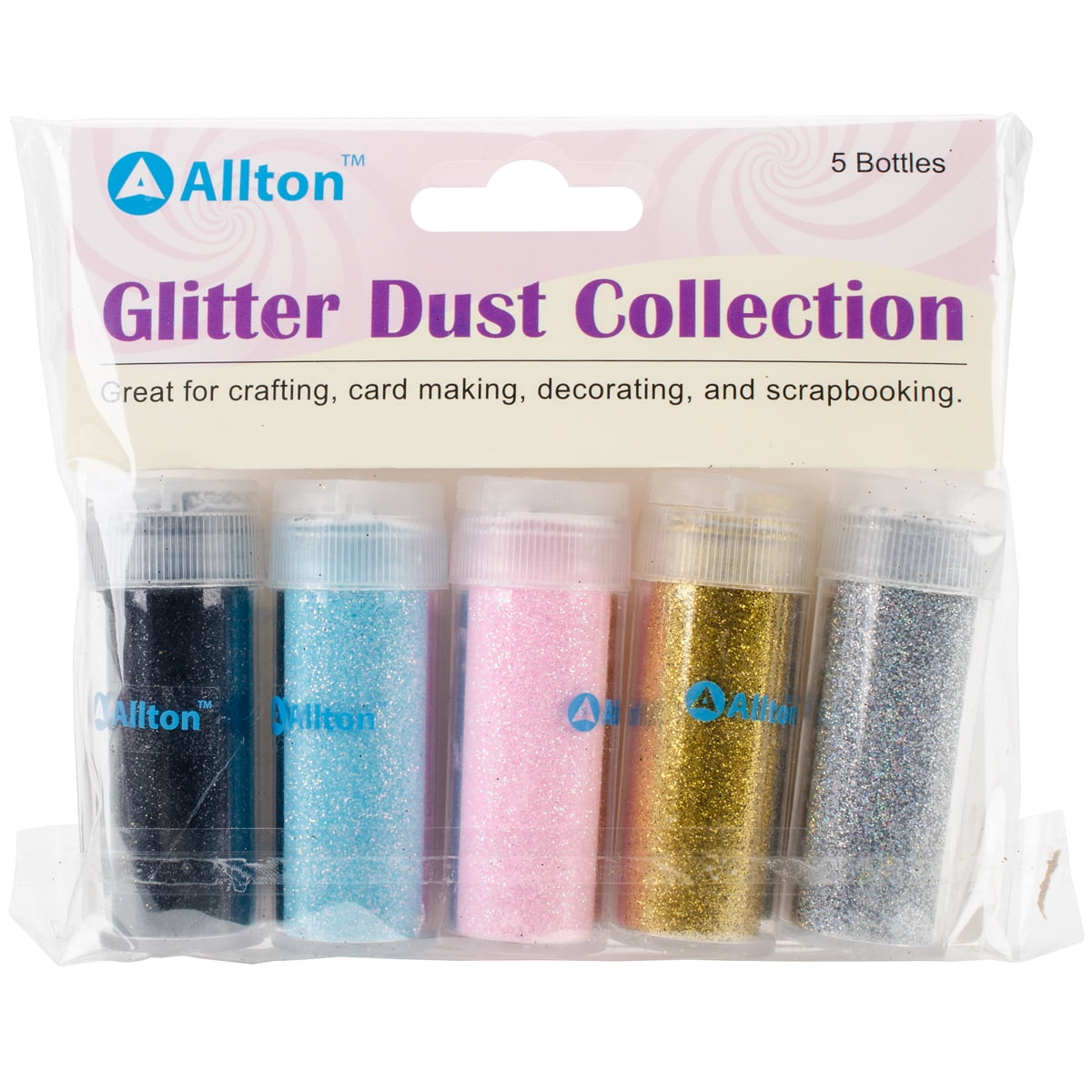 Allton Ultra Fine Glitter Dust Collection 5/Pkg