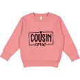 thumbnail image 2 of Inktastic Cousin Crew Toddler Sweatshirt, 2 of 4