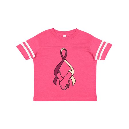 

Inktastic Hands Holding Awareness Ribbon- Head and Neck Cancer Gift Toddler Boy or Toddler Girl T-Shirt