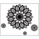 thumbnail image 1 of Mandala pared pegatina negro Mandala flor pared calcomanía Yoga habitación pared arte Decoración HOMEMAXS MX16374429, 1 of 5