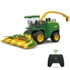 Fisca 1/24 Spray Water Remote Control Harvestor Tractors Toys for Kids, RC Construction Vehicles Trucks with Cut Tables