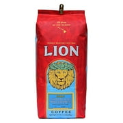 Lion Coffee Chocolate Macadamia Whole Bean Coffee, 100% Arabica, Light Roast, 24 oz