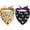 Boo-Ghost, variant on Fall Halloween Dog Bandanas Reversible 2 Pack Large, Orange Black Spider Web Ghost Cute Halloween Pet Bandanas for Dogs Adjustable Triangle Holiday Scarves for Medium Large Extra Large Boy Girl Dogs