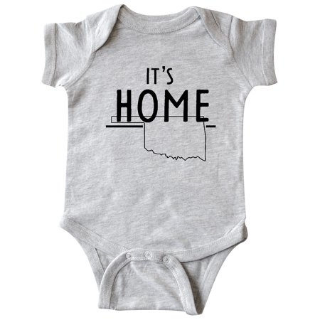 

Inktastic It s Home- State of Oklahoma outline Gift Baby Boy or Baby Girl Bodysuit