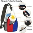 thumbnail image 5 of 15.3" Independence Day Crossbody Bag - Nylon Hiking Backpack, 0.45lb Lightweight & Foldable for Travel/Commute, 5 of 6