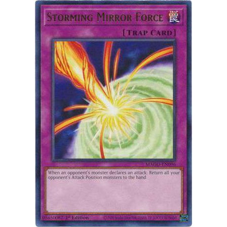 YuGiOh Maximum Gold Rare Storming Mirror Force MAGO-EN096