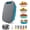 Blue Gray, variant on Camping Cutting Board, 9-in-1 Collapsible Chopping Board with Colander, Outdoor-Kitchen Vegetable Washing Basket for Campers, Camping Gifts Camping Accessories for RV Campers (Gray)