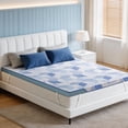 thumbnail image 4 of CHITOOMA 3 Inch King Mattress Topper,Medium-Firm Support Gel Memory Foam Topper with Removable Cooling Cover,Pressure Relief Bed Topper, CertiPUR-US Certified Foam, 4 of 9
