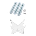 thumbnail image 1 of MERIGLARE Tri Fins Box + Ball Stand Basketball Football Soccer Display Holder, 1 of 9