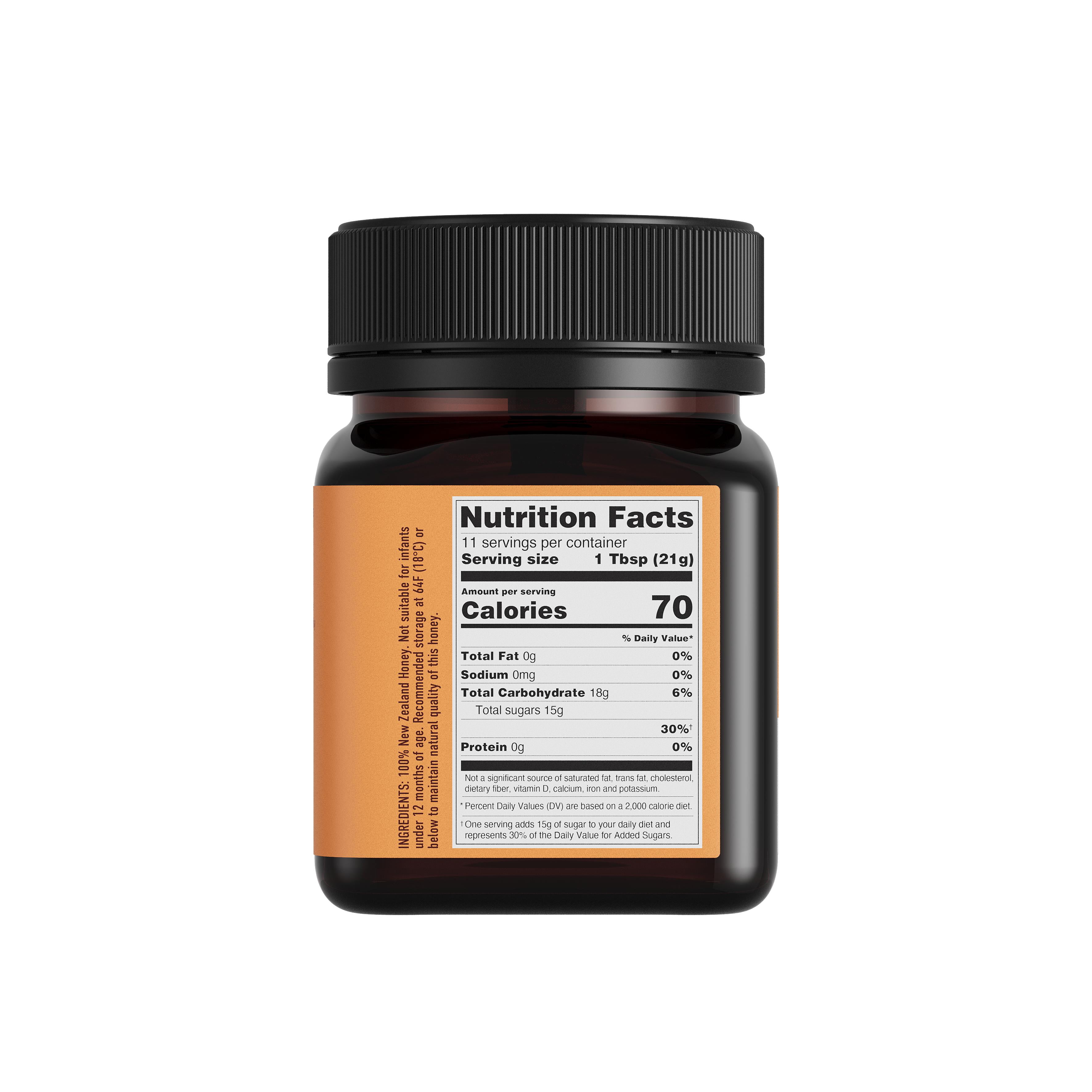 Egmont Raw Manuka Honey MGO 50+ -  100% Pure New Zealand Manuka Honey - Non-GMO - Certified MGO - 8.8oz (250 gram)