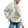 thumbnail image 3 of Innerwin Chandail à Manches Longues en Molleton pour Femmes, Imprimé Floral, Décontracté, Style-E m, 3 of 6