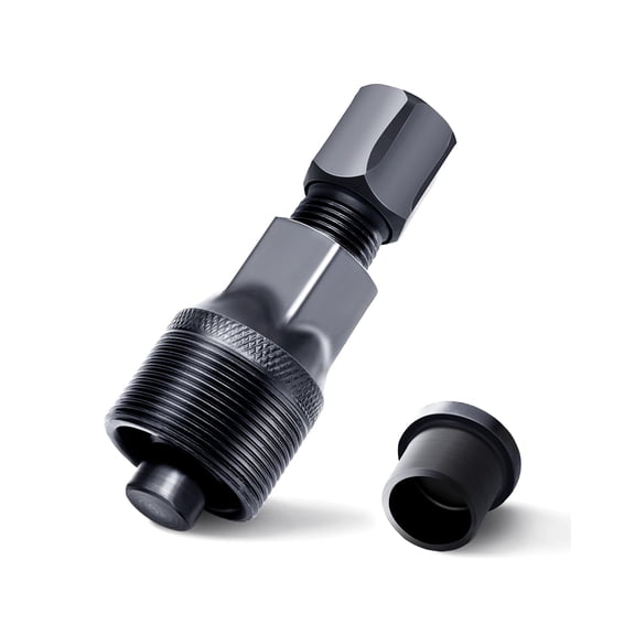 Bicycle Crank Puller Tool, Professional Square Taper and Splined Crank Arm Remover, Durable Carbon Steel Construction for Bike Repair and Maintenance, Compact Design, Black