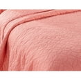 thumbnail image 2 of Laura Ashley  Coral Cotton 3-piece Quilt Set, 2 of 2