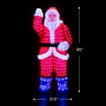 thumbnail image 6 of Northlight Lighted Commercial Grade Santa Claus Outdoor Christmas Decor - 3.75' - Red and Blue, 6 of 9