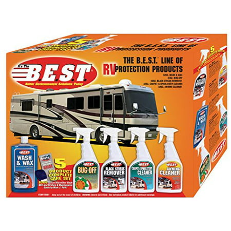 BEST PROPACK 99001 BEST 5 PIECE RV STARTER KIT WITH WASH (Best Rv Cleaning Products)