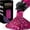 Hot Pink, variant on Black Glitter, Glitter, 50g/1.76oz Holographic Ultra Fine Glitter, Resin Glitter Powder, Metallic Iridescent Glitter for DIY, Christmas Halloween Glitter for Crafts