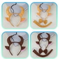 thumbnail image 7 of FENOHREFE Cartoon Cow Horn Headband Soft Fabric Elastic Designs for Kids Teens and Adults Anime Lover Cosplay Event Accessory, 7 of 7