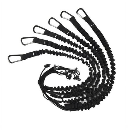 6 Pieces Tool Lanyard,Outdoor Tool Rope,High-Altitude Fall Prevention Safety Rope,Retractable Elastic Tool Rope,Black,6 x Tool Lanyard,black