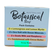 Australian Botanical Soap 8 Bars Variety Pack(6.8 oz Each)