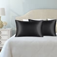 thumbnail image 3 of MesaSe Satin Pillowcases Set of 2  with Envelope Closure White, 3 of 7